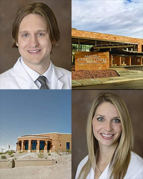 Teaser image of Drs. Jeffrey Krase, Marilyn Wickenheiser and sites of dermatology clinics