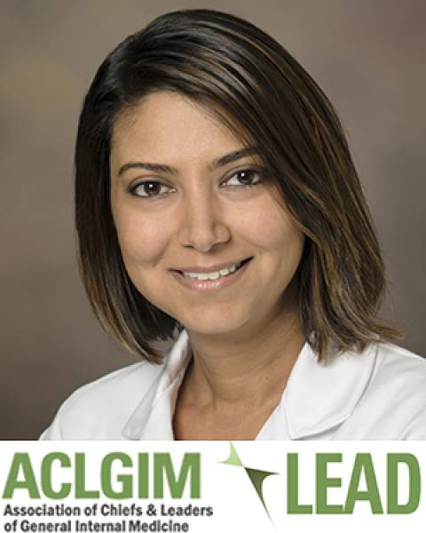 Dr. Serena Scott with ACLGM-LEAD logo
