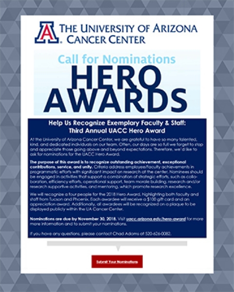 Teaser image for UACC Hero Awards nomination requests