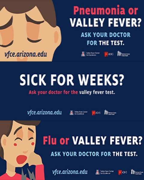 Teaser image of images for Valley fever billboard awareness campaign in Phoenix
