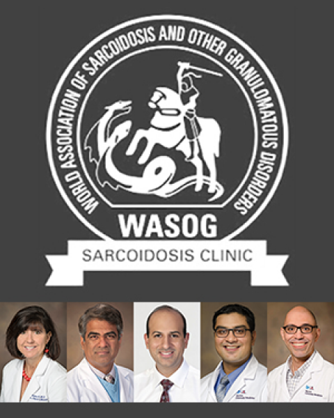 Seal for "WASOG Sarcoidosis Center" designation by World Association of Sarcoidosis and Other Granuloma Disorders 