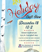 [IMAGE: Holiday Craft Show flyer]