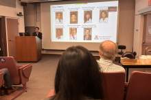 Image of Dr. James Liao introducing his slate of vice chairs to help lead the UArizona Department of Medicine. 