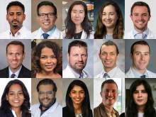 [Collage image of portraits of 15 new University of Arizona Department of Medicine faculty members joining the University of Arizona College of Medicine – Tucson in August 2024, pictured alphabetically from top left linearly.]