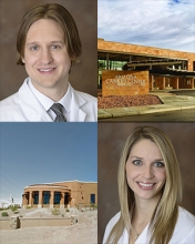 Teaser image of Drs. Jeffrey Krase, Marilyn Wickenheiser and sites of dermatology clinics