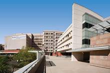 [Eugene Levy and Sydney Salmon buildings at the University of Arizona Cancer Center]