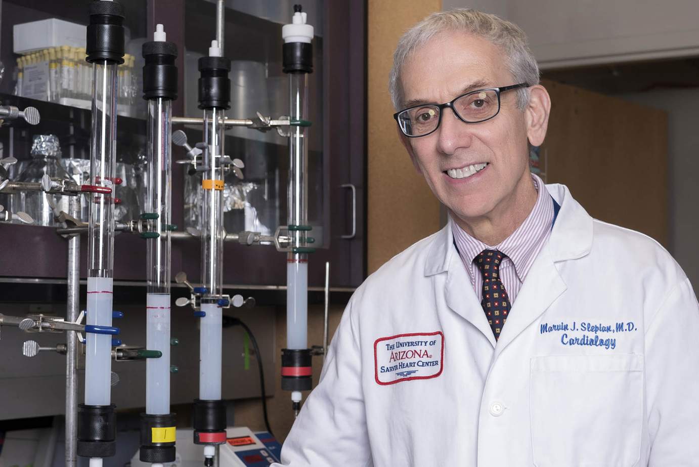 Marvin Slepian, MD, JD, is a Regents Professor of Medicine and Medical Imaging in the University of Arizona College of Medicine - Tucson and Biomedical Engineering at the UArizona College of Engineering and recently earned his law degree.