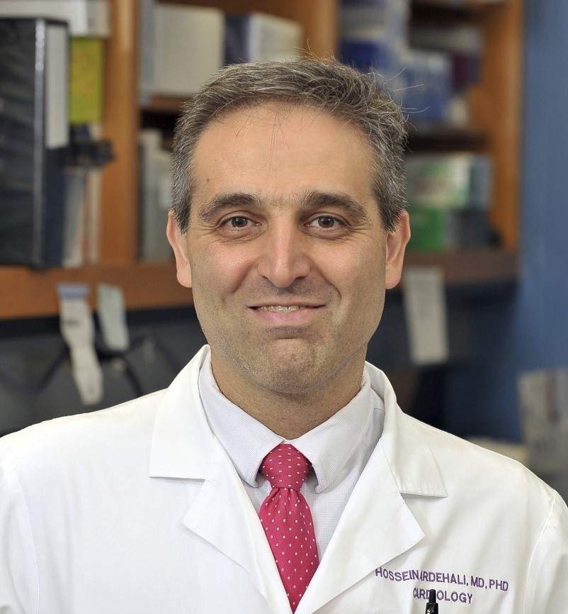 [Portrait of Hossein Ardehali, MD, PhD]