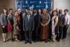 [Joseph Boakai Sr. (sixth from left), vice president of Liberia, met on Monday with representatives of five colleges at the UA Health Sciences to establish a collaboration agreement.]