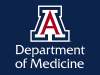 [University of Arizona block-A logo with Department of Medicine below it]