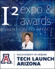 Teaser image for this story with Tech Launch I-Squared logos and photo of Dr. Louise Hecker