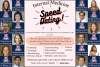 [Flyer for Internal Medicine Specialty Speed Dating Event hosted by UArizona chapter of Internal Medicine Students Association on April 10, 2024, with photos of participating Department of Medicine faculty.]