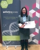 Dr. Christina Laukaitis with Mendel Medal presented to her in London on March 8, 2019.