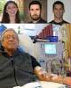 Patient on dialysis below investigators Drs. Eleonora Tubaldi, Diego Celdran Bonafonte and Jose Rosado Toro