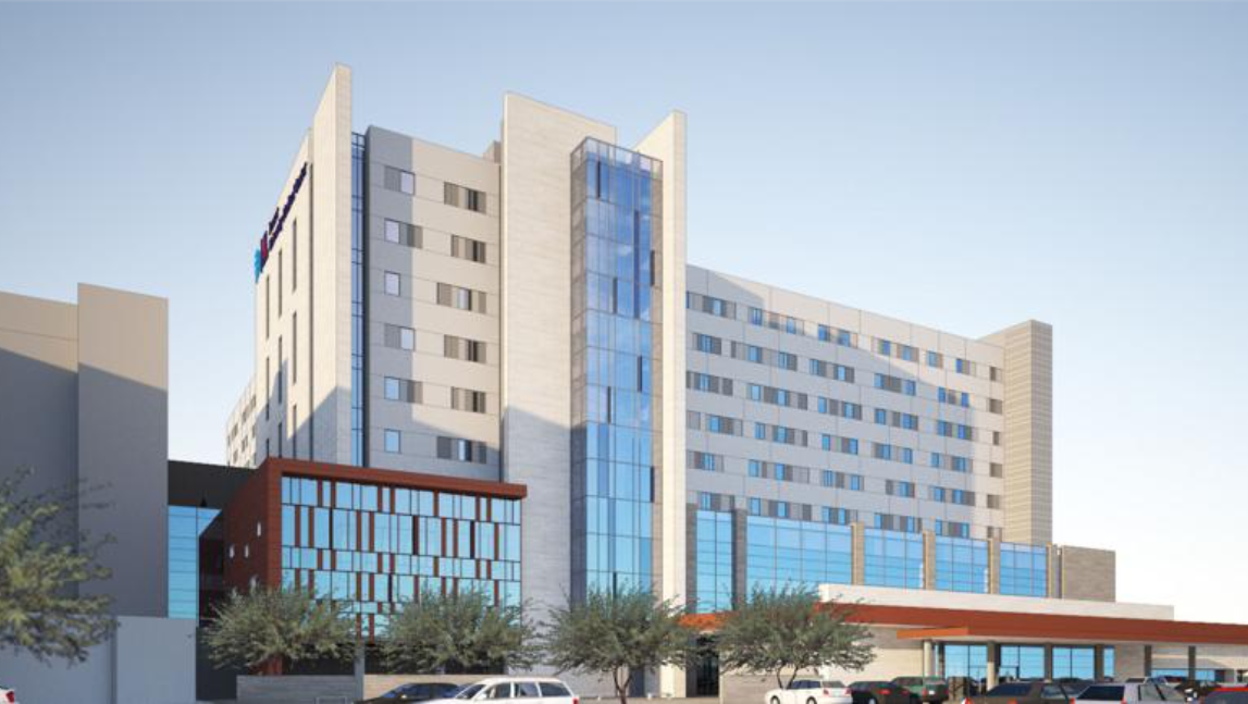 [Rendering of new hospital planned in Tucson by Banner Health]