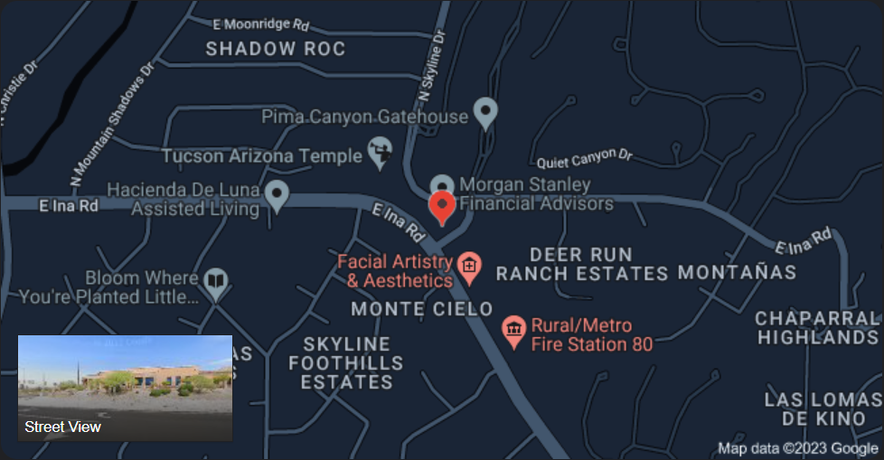Google Map to 7165 N. Pima Canyon Drive
