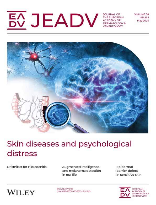 [Cover image of the Journal of European Academic Dermatology and Venereology]