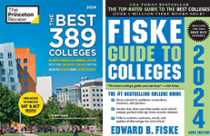 [Princeton Review and Fiske Guide to Colleges 2024 editions]