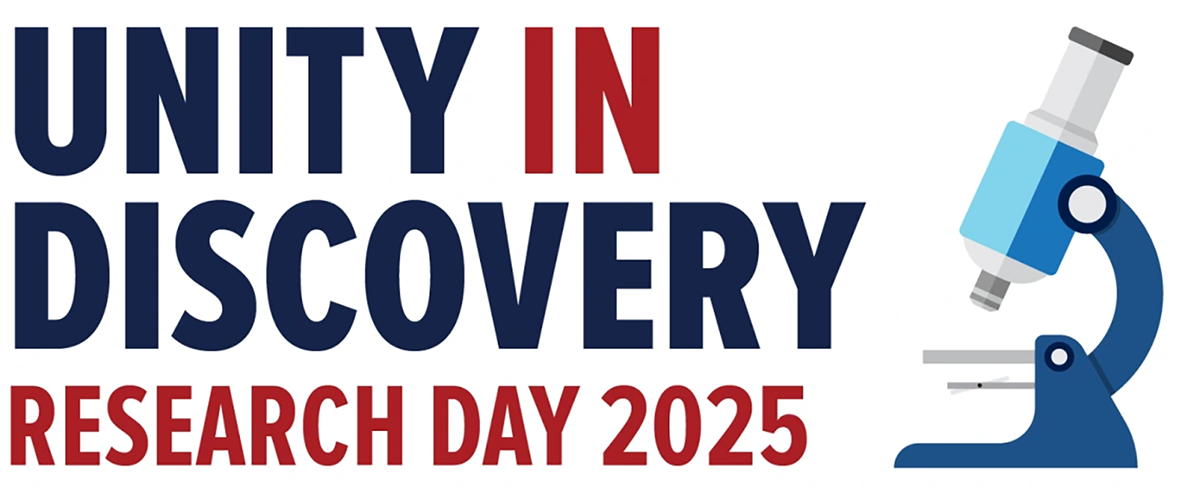 [Logo for the College of Medicine – Tucson 2025 Research Day with theme “Unity in Discovery” ]