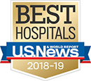 U.S. News badge for nationally ranked adult specialties