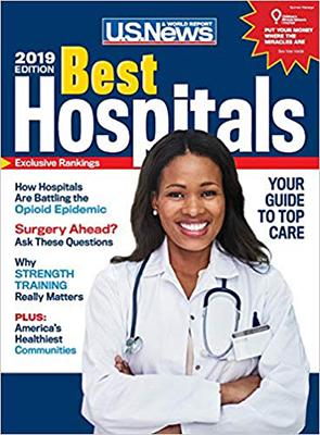 Teaser image for this story on latest "Best Hospital" rankings
