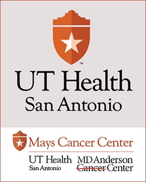 UT Health San Antonio - Mays Cancer Center logos