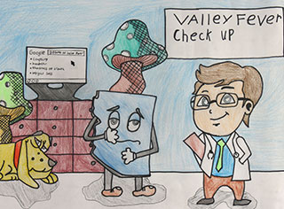 Mock poster for Valley Fever Awareness Youth Poster Contest