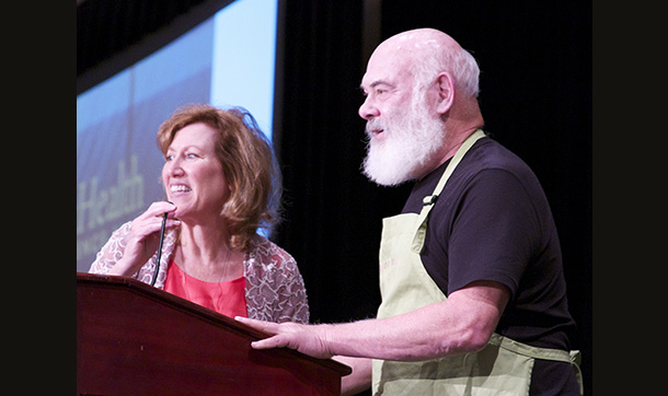 [Drs. Victoria Maizes and Andrew Weil, executive director and founding director of  University of Arizona Center for Integrative Medicine]